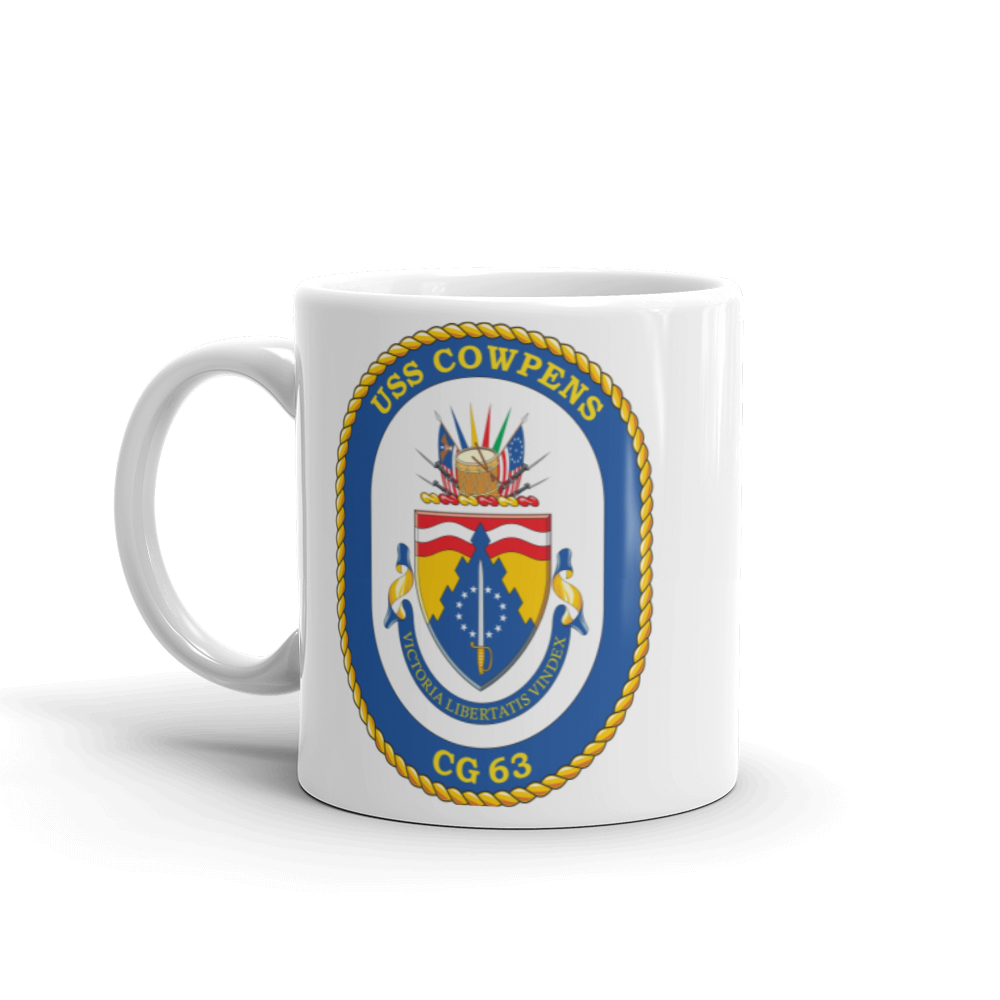 USS Cowpens (CG-63) Ship's Crest Mug