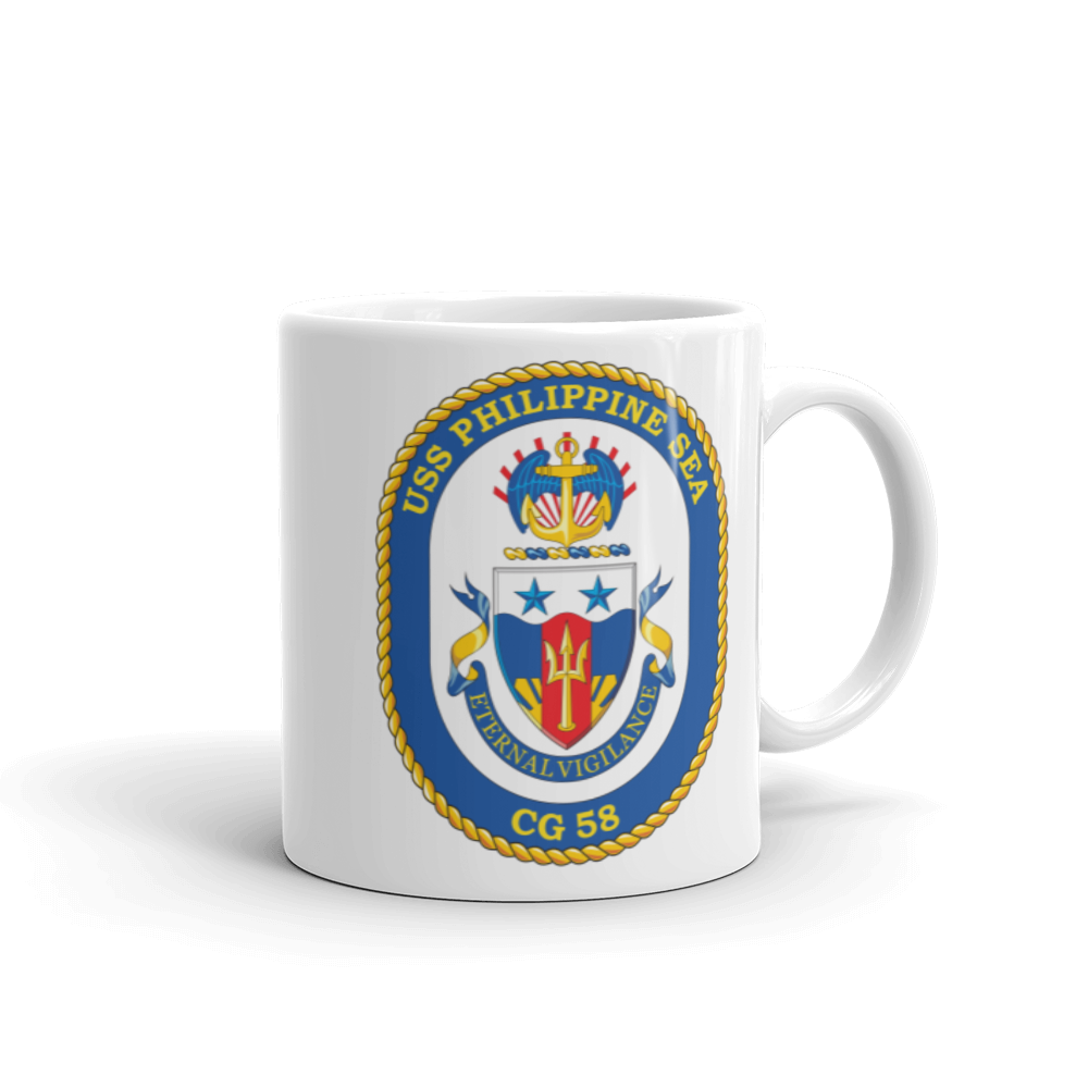 USS Philippine Sea (CG-58) Ship's Crest Mug
