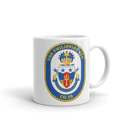 USS Philippine Sea (CG-58) Ship's Crest Mug
