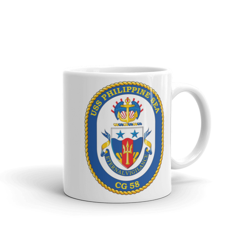 USS Philippine Sea (CG-58) Ship's Crest Mug