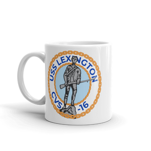 USS Lexington (CVS-16) Ship's Crest Mug