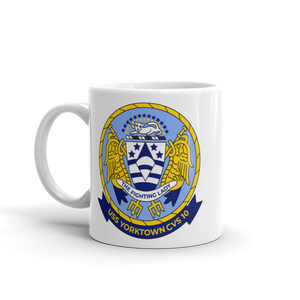 USS Yorktown (CVS-10) Ship's Crest Mug