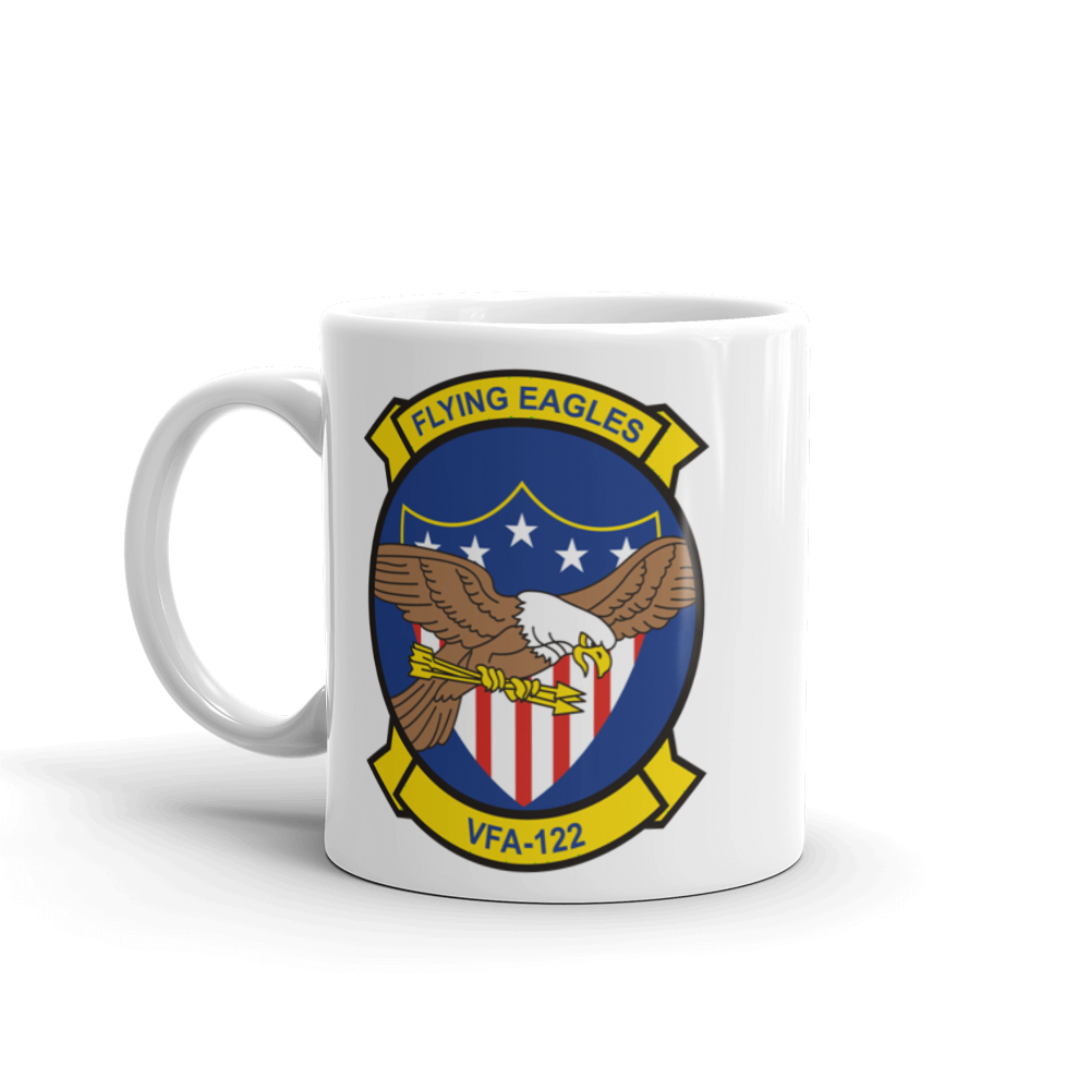 VFA-122 Flying Eagles Squadron Crest Mug