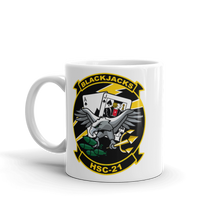 Load image into Gallery viewer, HSC-21 Blackjacks Squadron Crest Mug