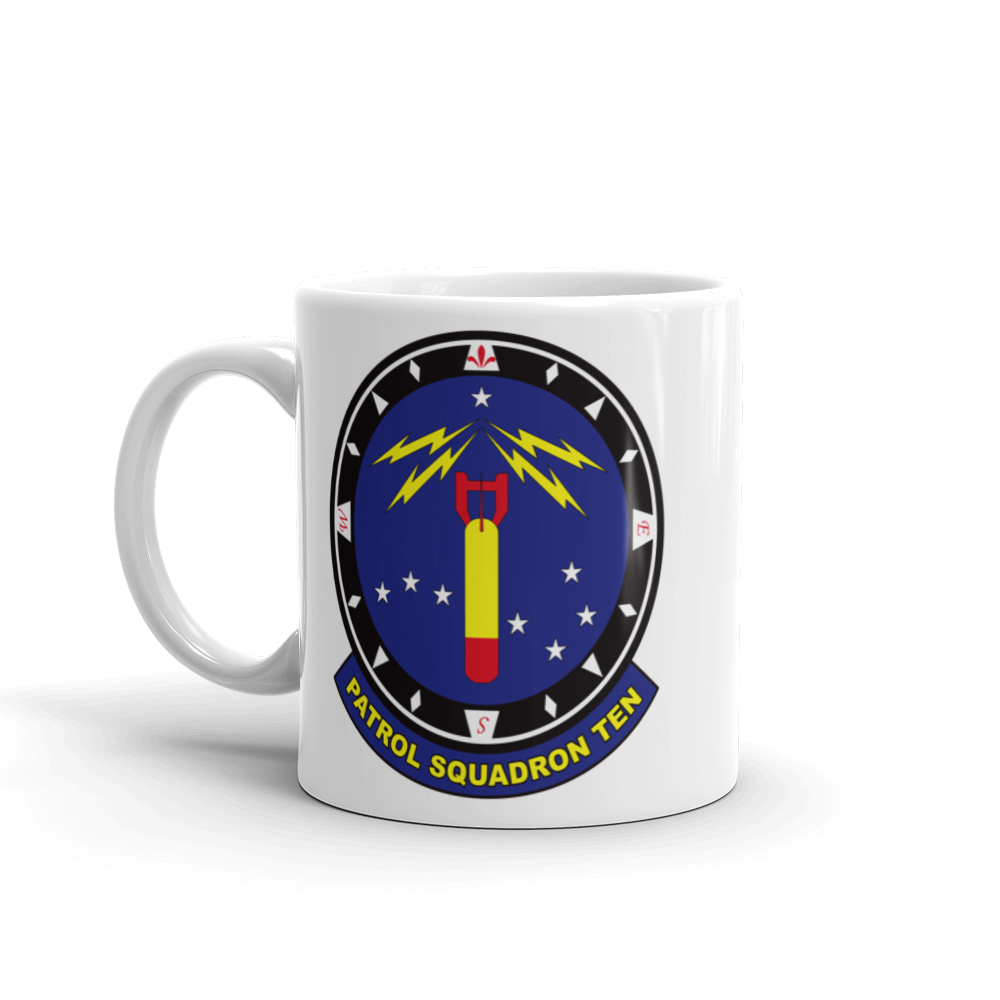VP-10 Red Lancers Squadron Crest Mug