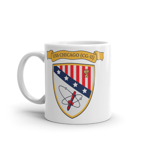 USS Chicago (CG-11) Ship's Crest Mug - Gold