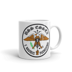 USS Essex (CVS-9) Ship's Crest Mug – right view, 11oz