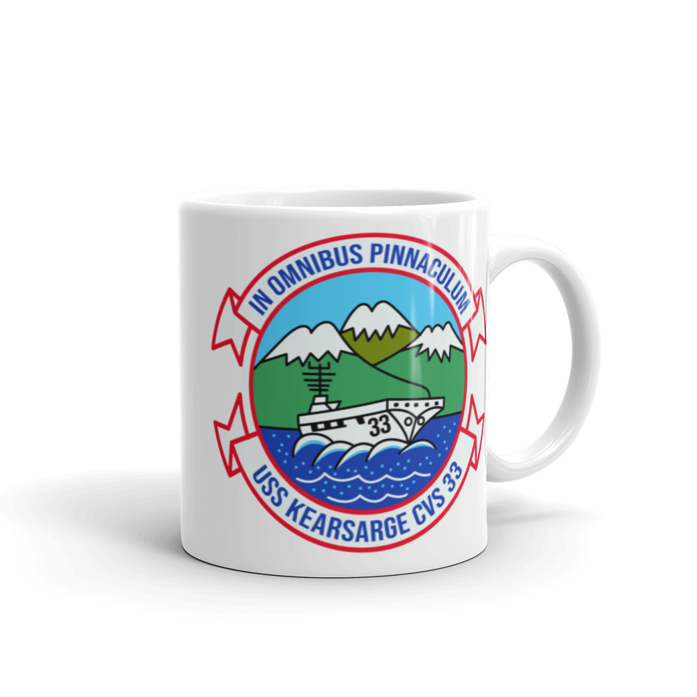 USS Kearsage (CVS-33) Ship's Crest Mug