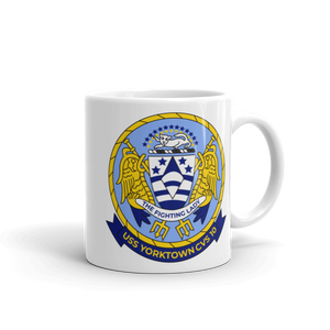 USS Yorktown (CVS-10) Ship's Crest Mug