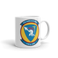 VFA-106 Gladiators Squadron Crest White glossy mug