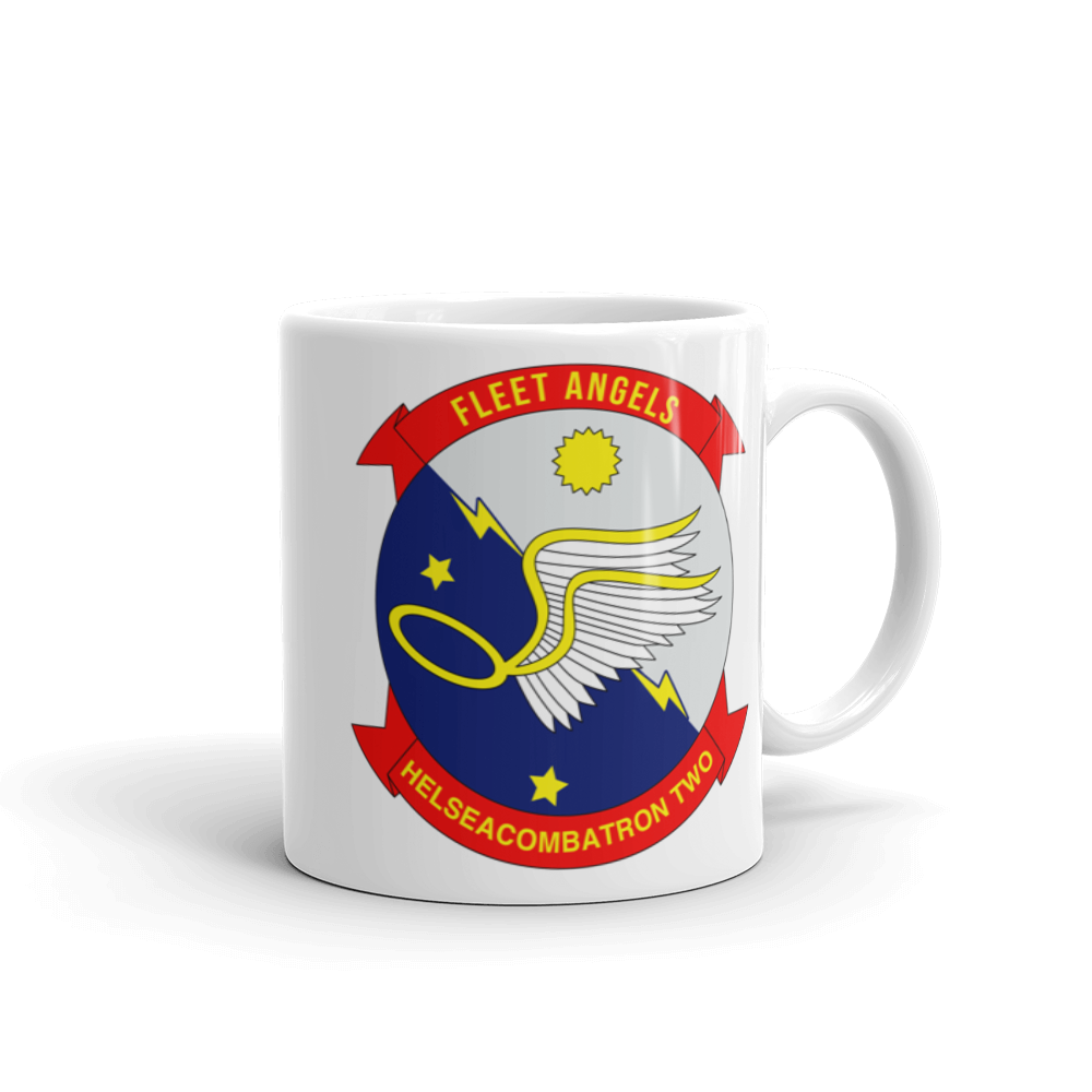 HSC-2 Fleet Angels Squadron Crest Mug – right view, 11oz