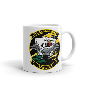 HSC-21 Blackjacks Squadron Crest Mug