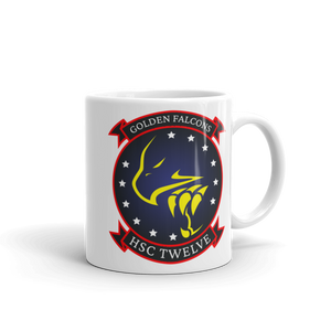 HSC-12 Golden Falcons Squadron Crest Mug