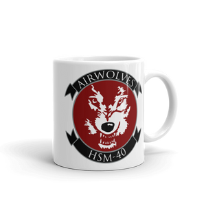 HSM-40 Airwolves Squadron Crest Mug