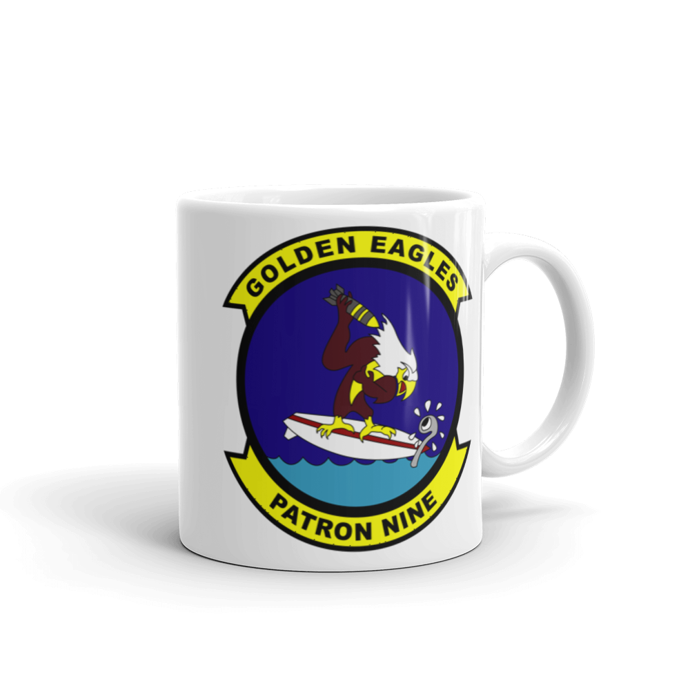 VP-9 Golden Eagles Squadron Crest (2) Mug