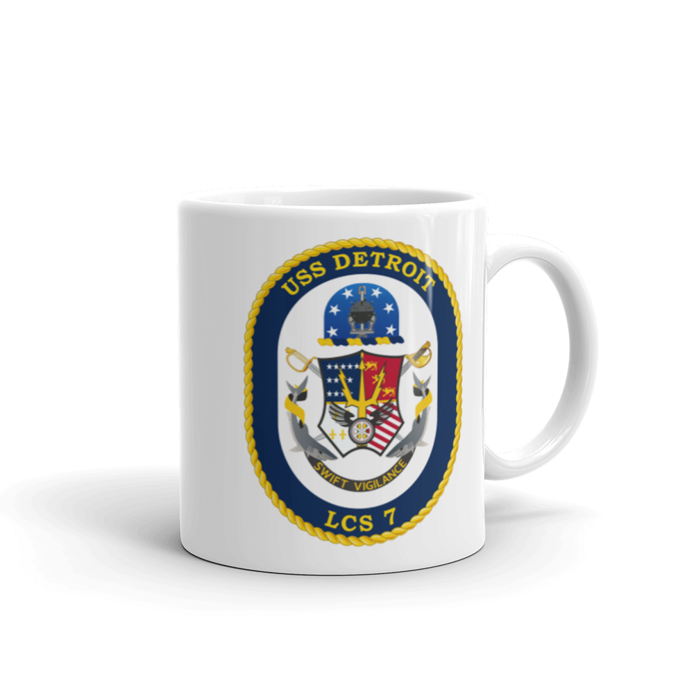 USS Detroit (LCS-7) Ship's Crest Mug
