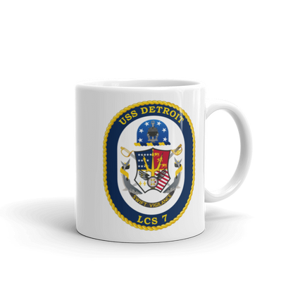 USS Detroit (LCS-7) Ship's Crest Mug