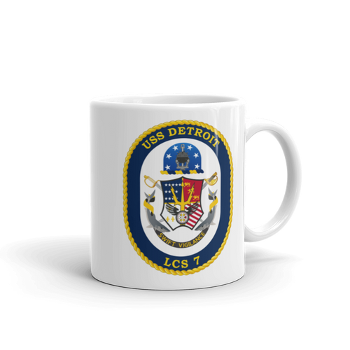 USS Detroit (LCS-7) Ship's Crest Mug