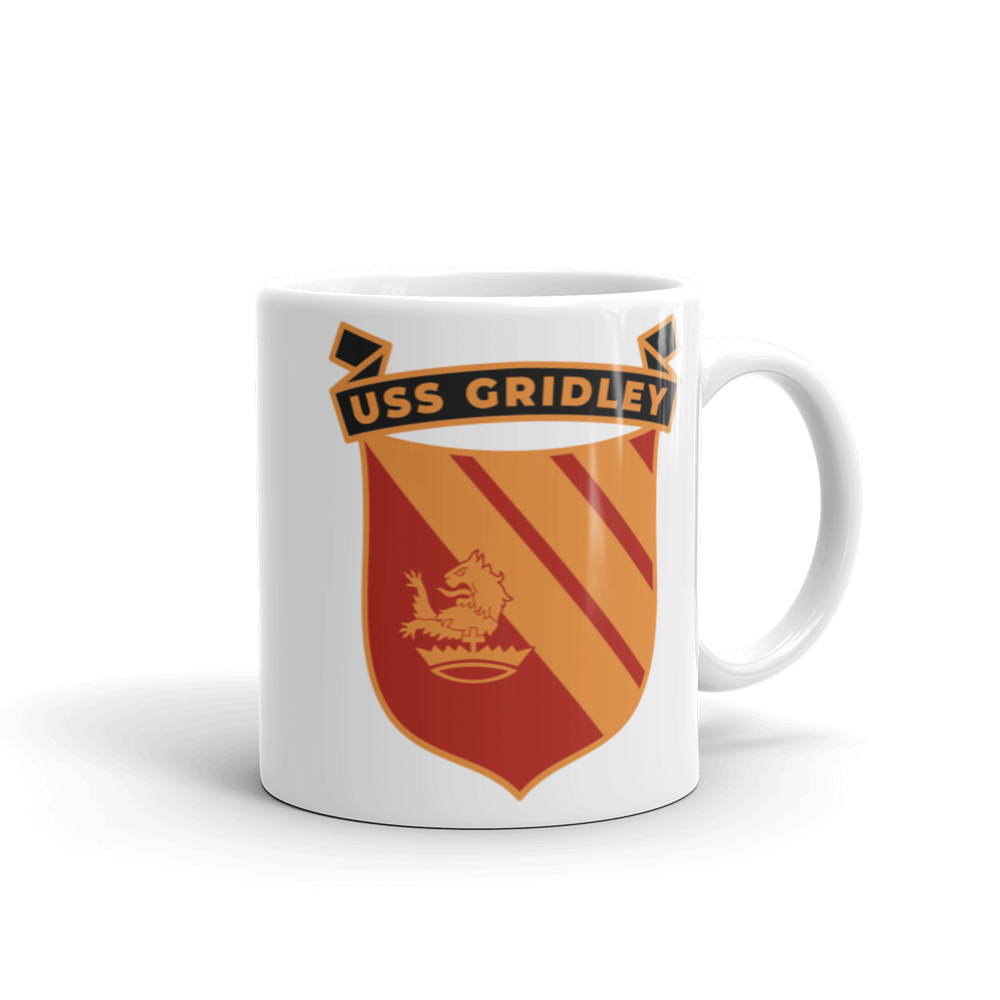 USS Gridley (CG-21) Ship's Crest Mug