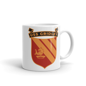 USS Gridley (CG-21) Ship's Crest Mug