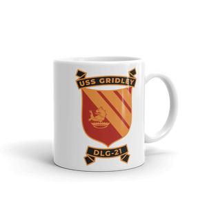USS Gridley (DLG-21) Ship's Crest Mug