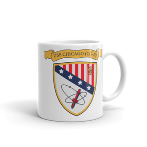 USS Chicago (CG-11) Ship's Crest Mug - Gold