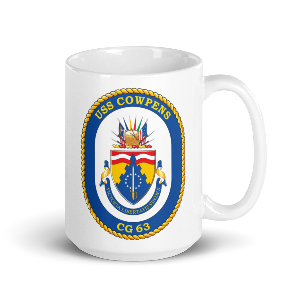 USS Cowpens (CG-63) Ship's Crest Mug