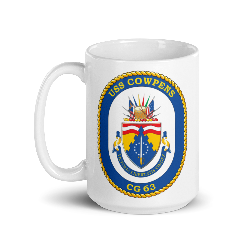 USS Cowpens (CG-63) Ship's Crest Mug