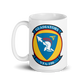 VFA-106 Gladiators Squadron Crest White glossy mug