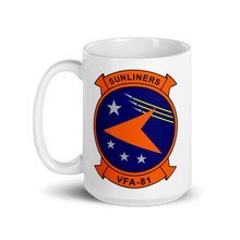 Load image into Gallery viewer, VFA-81 Sunliners Squadron Crest Mug