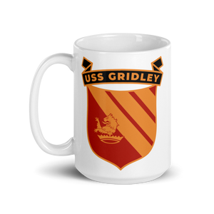 USS Gridley (CG-21) Ship's Crest Mug