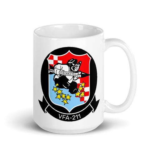 VFA-211 Checkmates Squadron Crest Mug