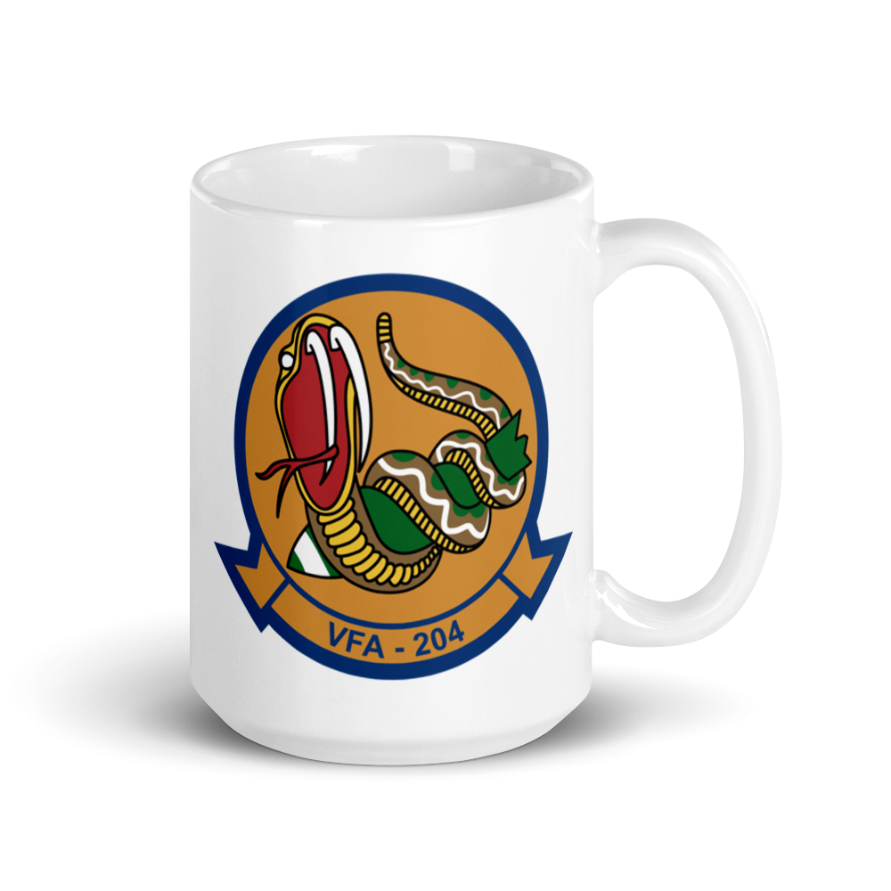 VFA-204 River Rattlers Squadron Crest Mug