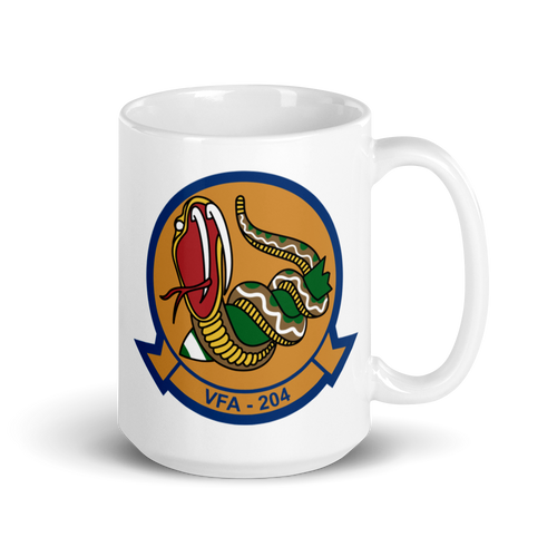 VFA-204 River Rattlers Squadron Crest Mug