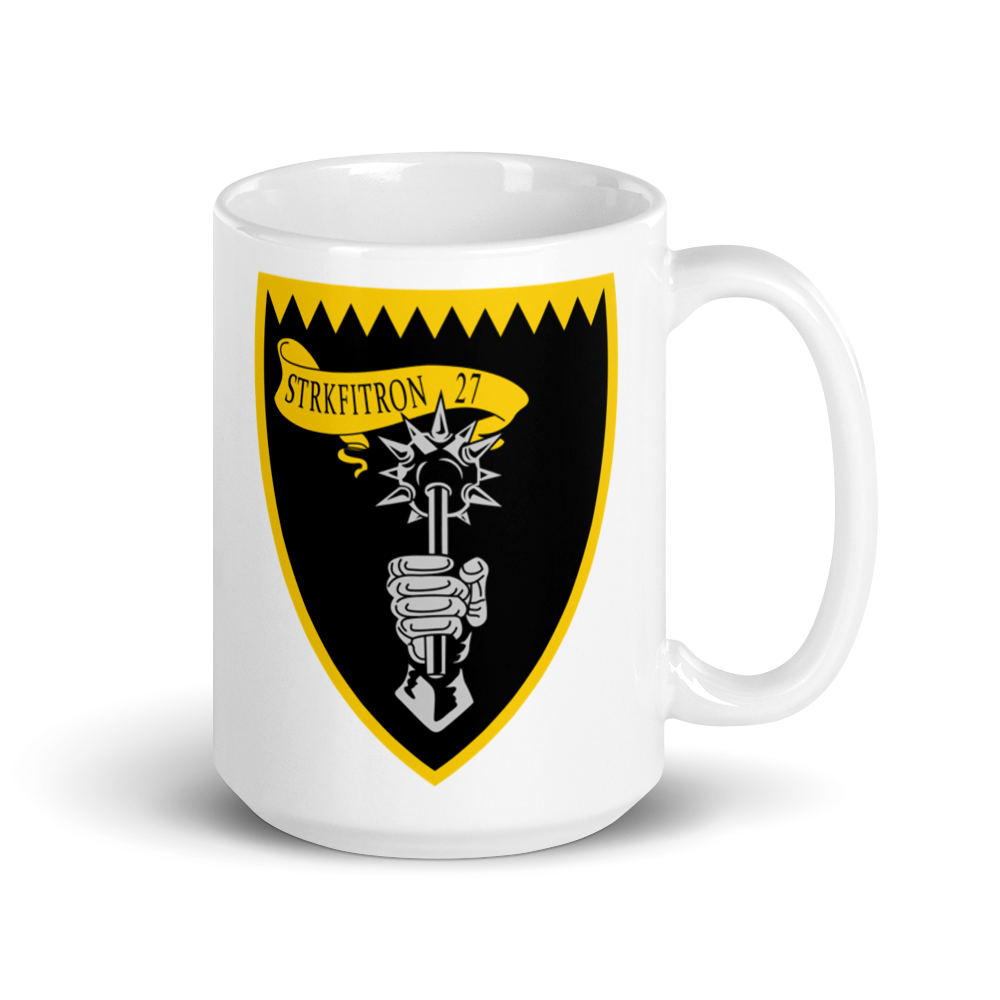 VFA-27 Royal Maces Squadron Crest Mug