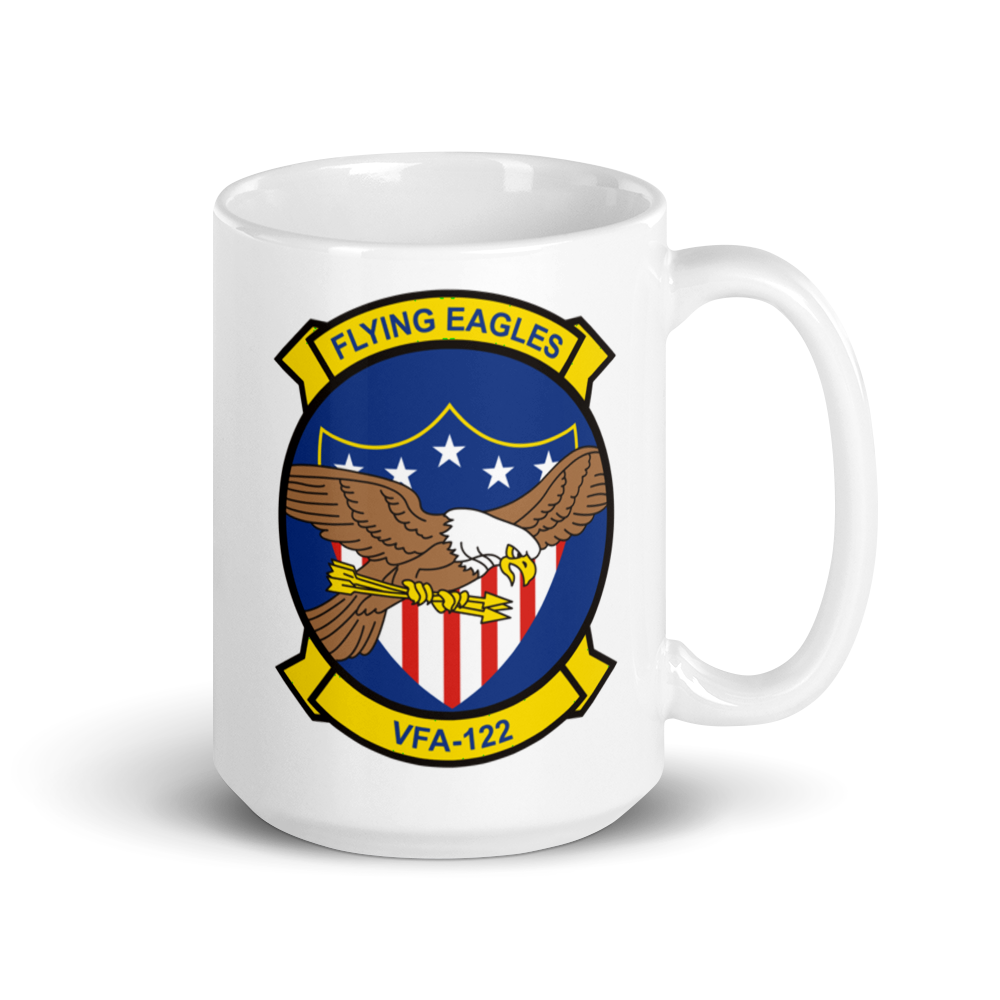 VFA-122 Flying Eagles Squadron Crest Mug