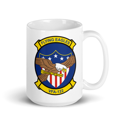 VFA-122 Flying Eagles Squadron Crest Mug