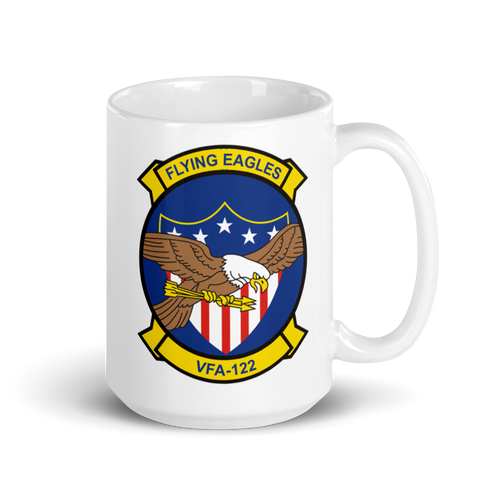 VFA-122 Flying Eagles Squadron Crest Mug