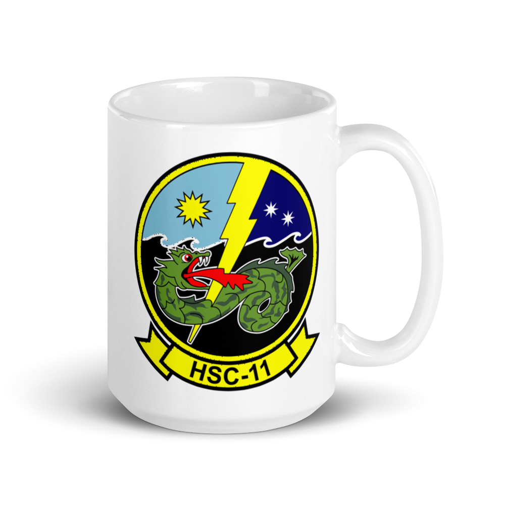 HSC-11 Dragonslayers Squadron Crest Mug