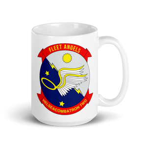 HSC-2 Fleet Angels Squadron Crest Mug – right view, 15oz