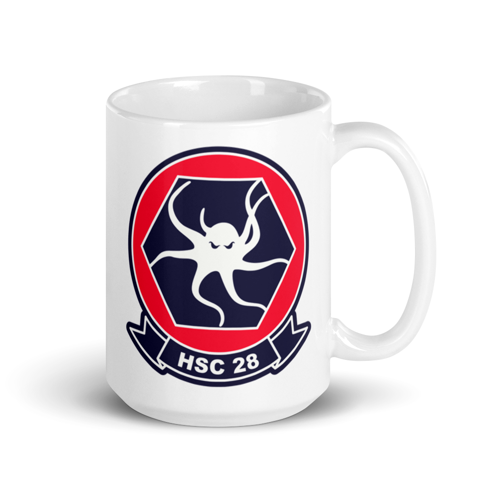 HSC-28 Dragon Whales Squadron Crest Mug