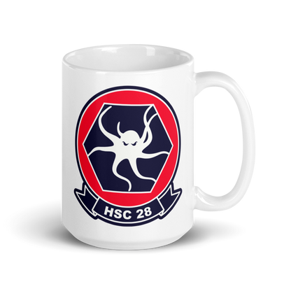 HSC-28 Dragon Whales Squadron Crest Mug
