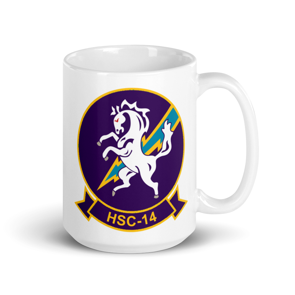 HSC-14 Chargers Squadron Crest Mug