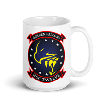 Load image into Gallery viewer, HSC-12 Golden Falcons Squadron Crest Mug