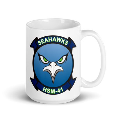 HSM-41 Seahawks Squadron Crest Mug