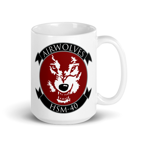 HSM-40 Airwolves Squadron Crest Mug