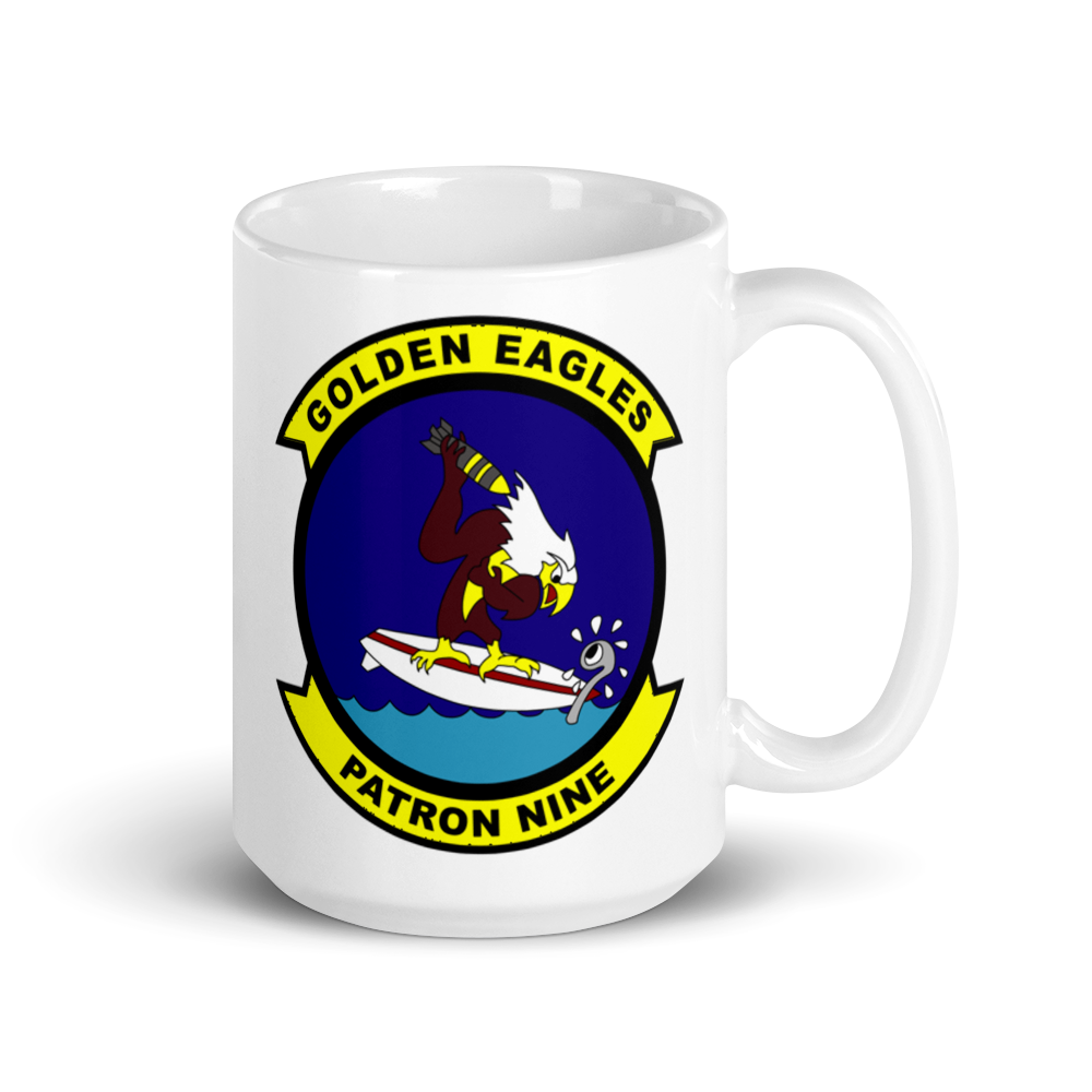 VP-9 Golden Eagles Squadron Crest (2) Mug