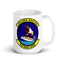 Load image into Gallery viewer, VP-9 Golden Eagles Squadron Crest (2) Mug