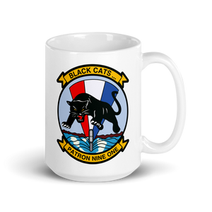 VP-91 Blackcats Squadron Crest Mug