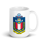 USS Austin (LPD-4) Ship's Crest Mug – right view, 15oz